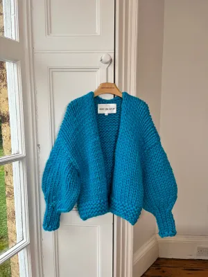 1of1 Blue Chunky Knit Cardigan S/M (Sample)