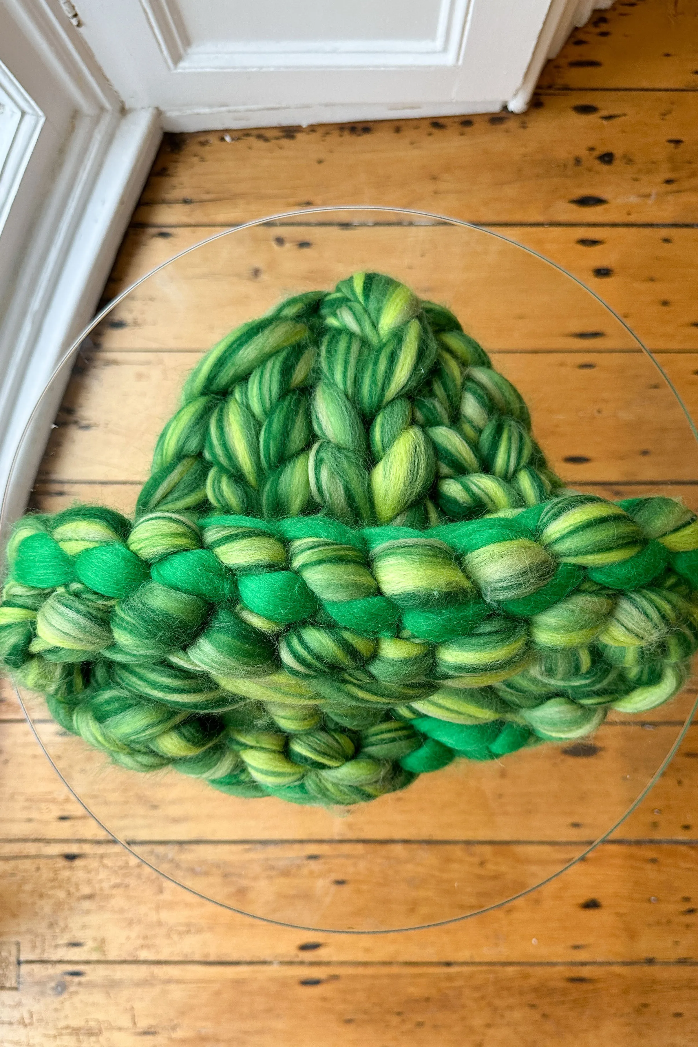 1of1 Giant Blended Green Super Colossal Knit Hat (Sample)