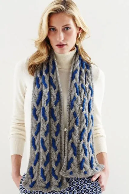 AIR Chunky Twisted Cable Scarf