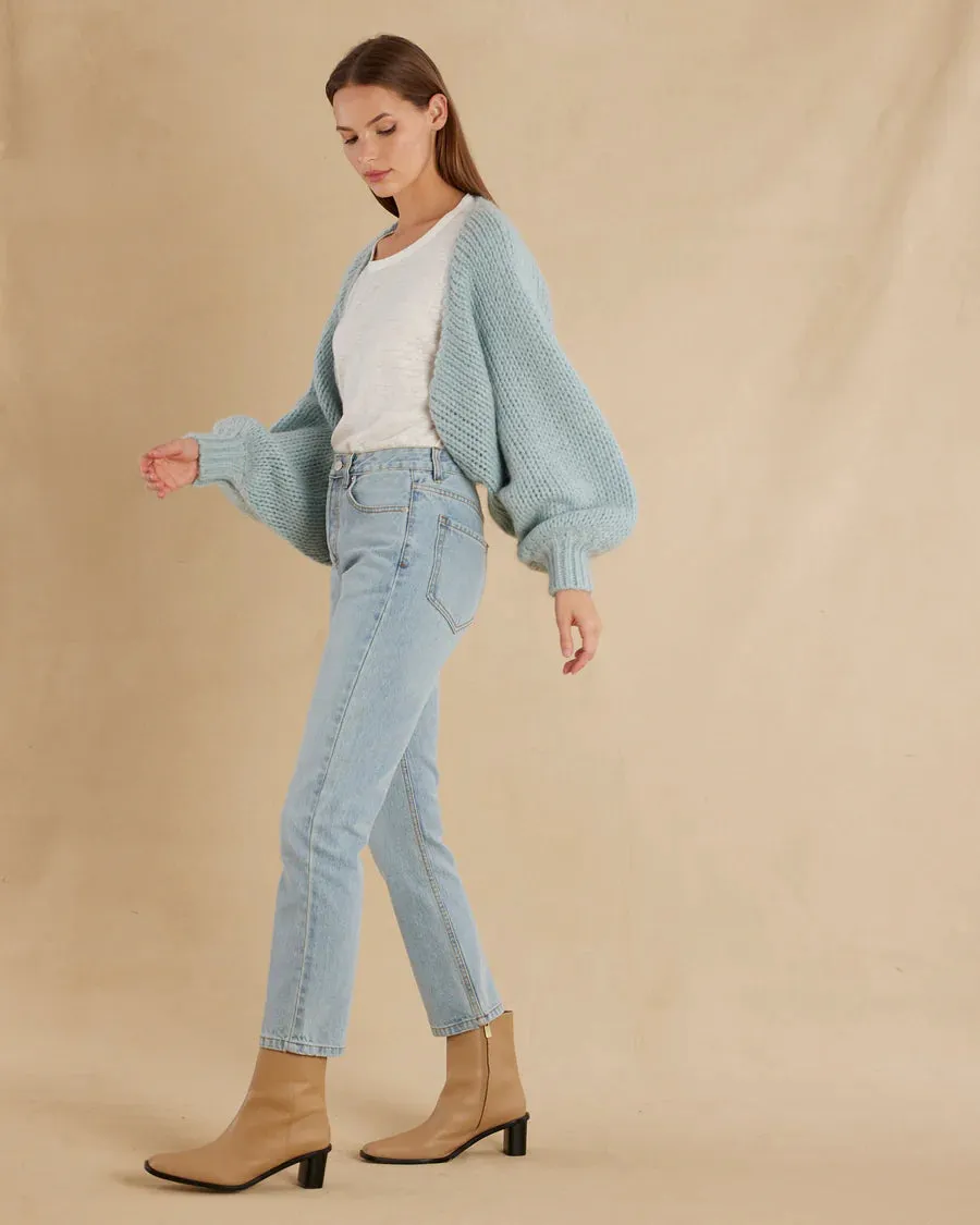 Amelius - Lola Mohair Bolero  Duckegg Blue