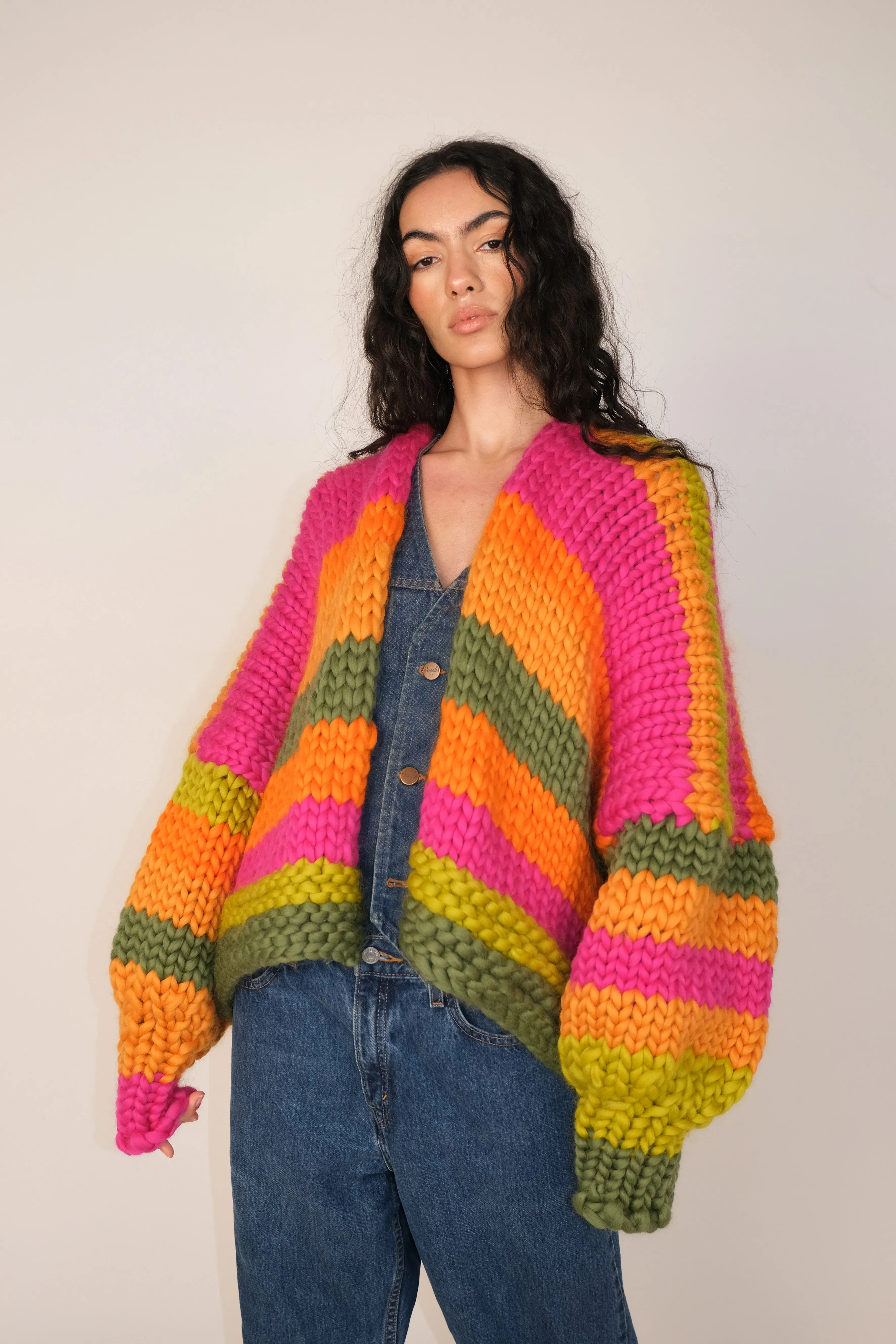 Aphaea Chunky Knit Cardigan