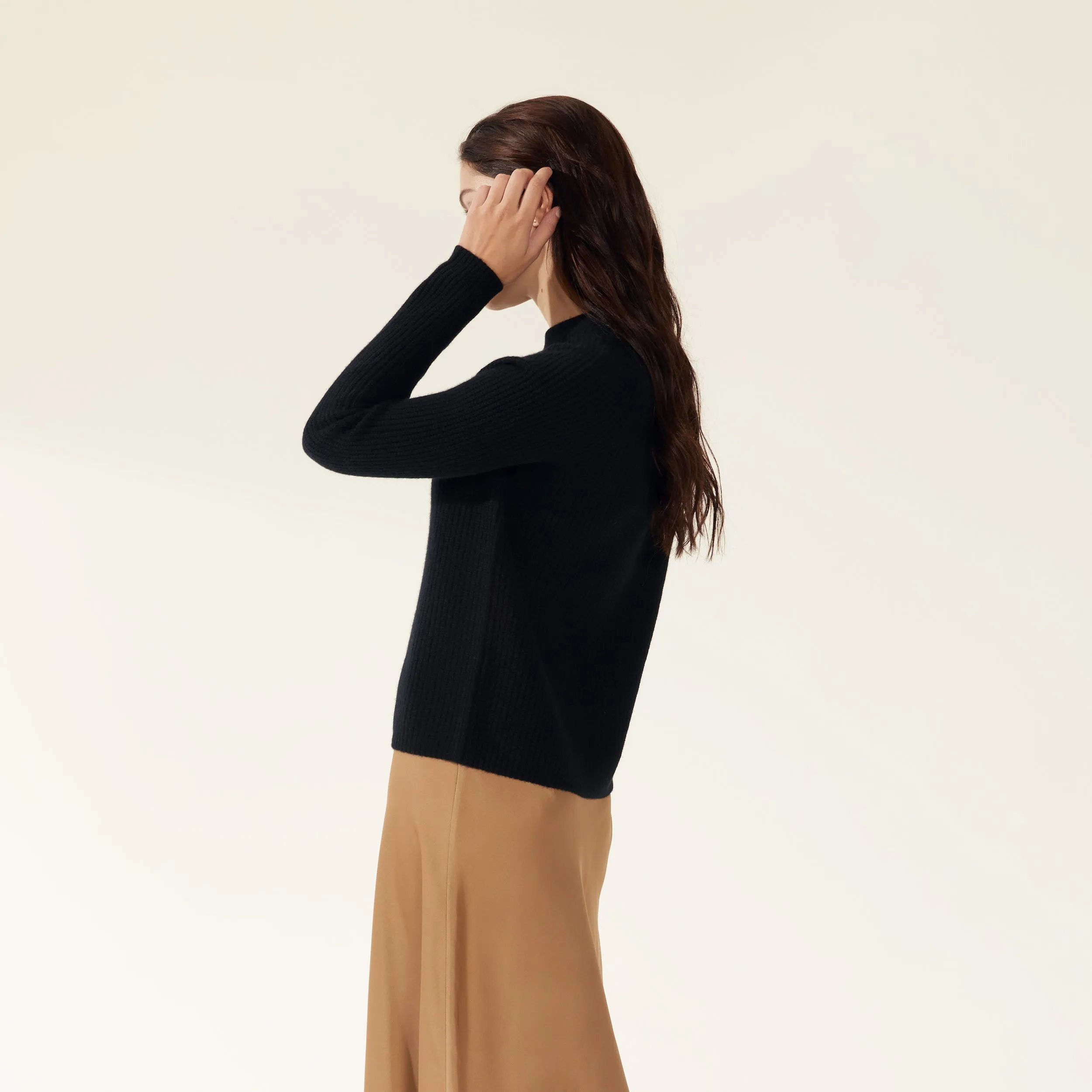 Ava Chunky Cashmere Crewneck