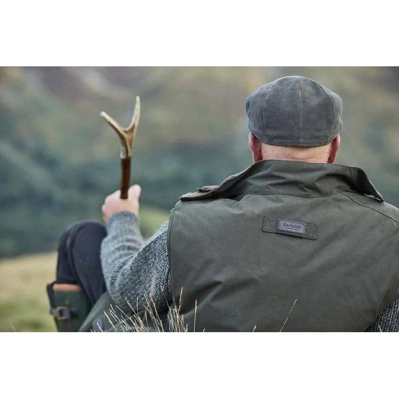 Barbour New Tyne Mens Crew Neck Jumper - Derby Tweed