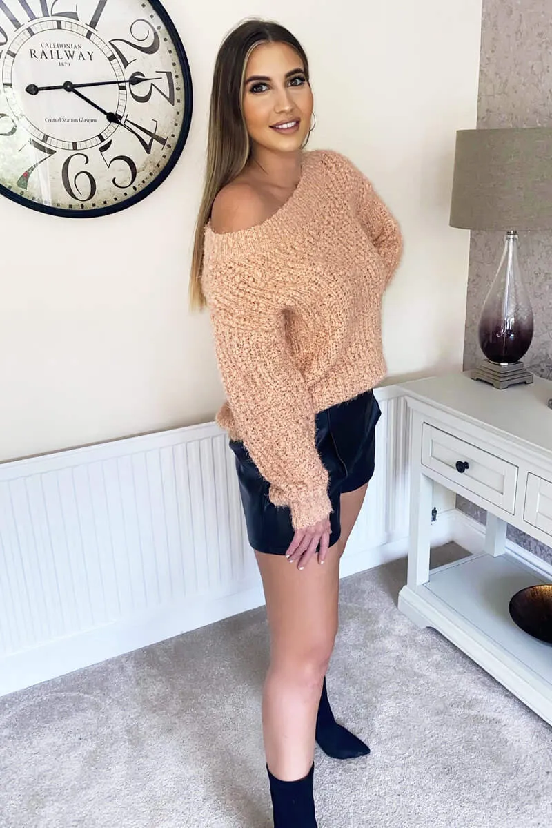 Blush Chunky Knit Jumper