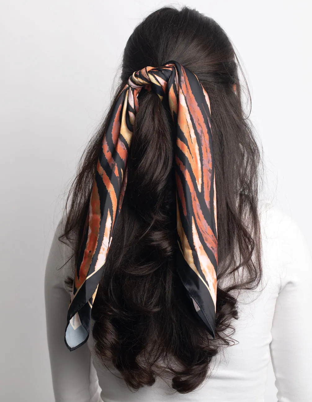 Brown Animal Print Scarf