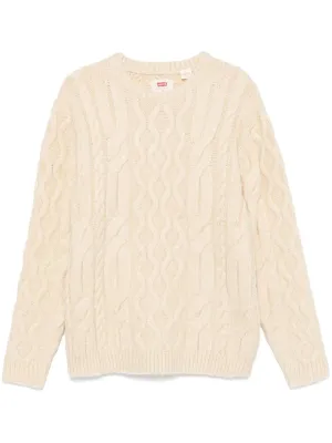 Cable-knit sweater<BR/><BR/>