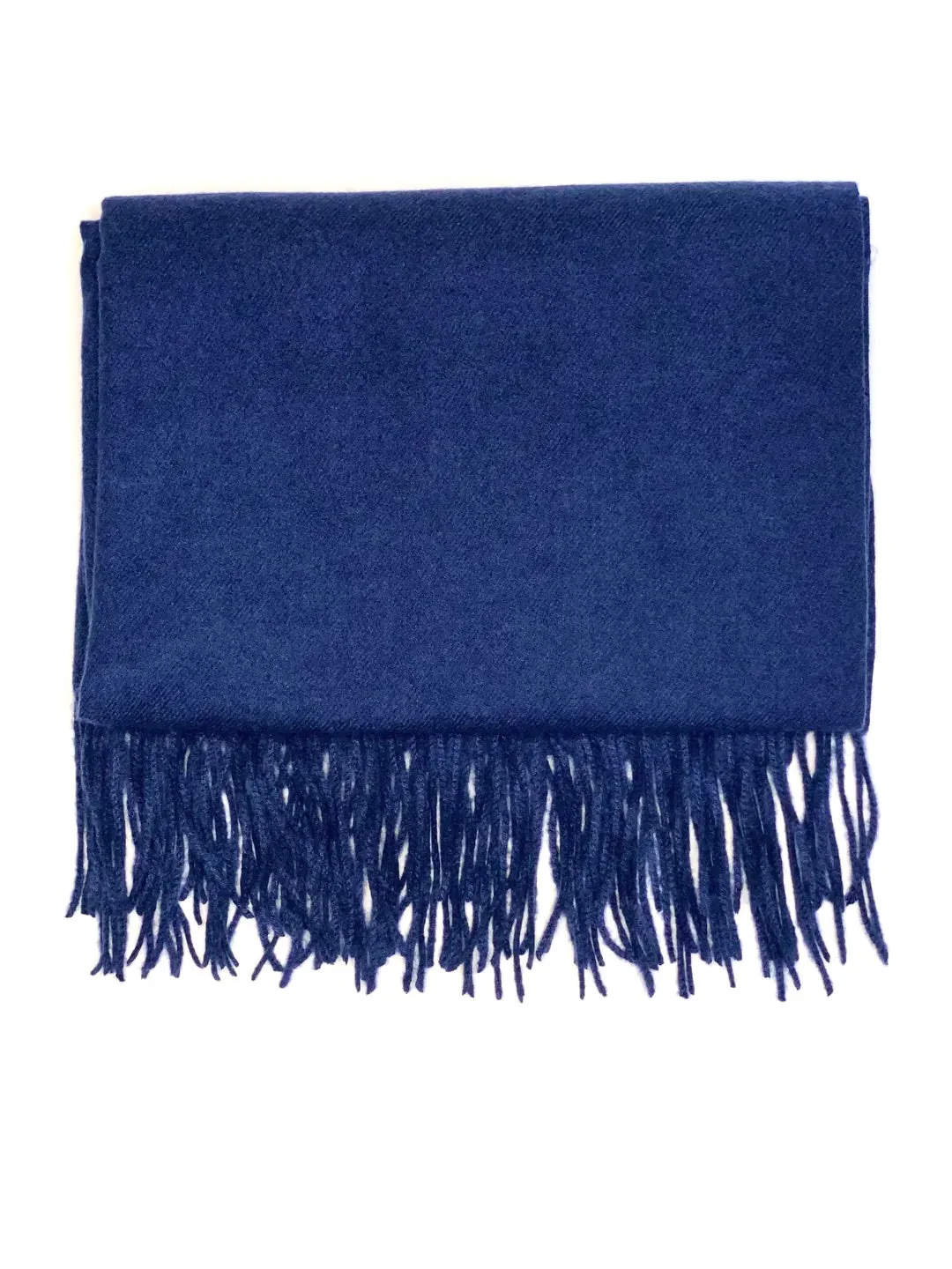 Cashmere Blend Scarf | Navy