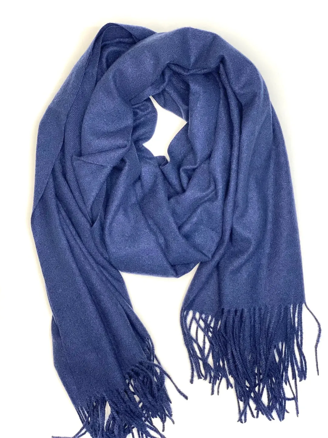 Cashmere Blend Scarf | Navy