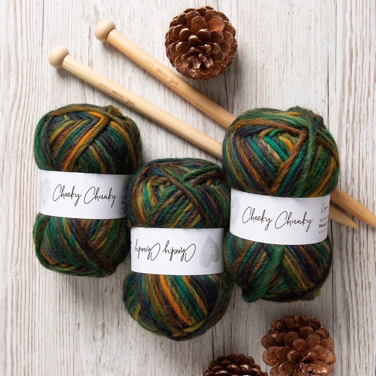 Cheeky Chunky Twist Yarn 100g Ball - 3 Balls