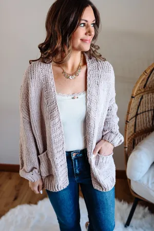 Cherish Chunky Cardigan - Nude