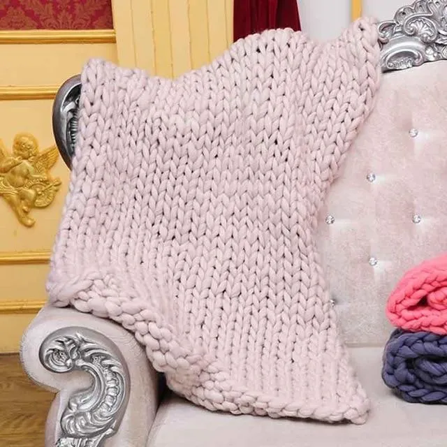 Chunky Knit Blanket