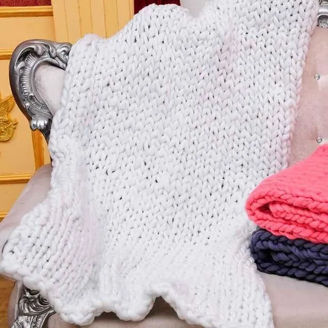 Chunky Knit Blanket