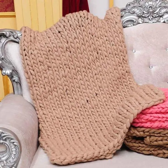 Chunky Knit Blanket