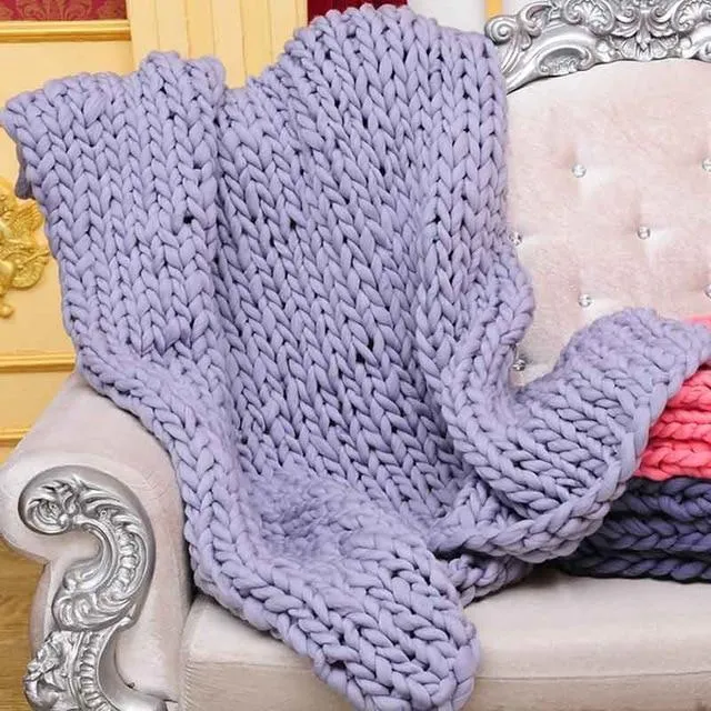 Chunky Knit Blanket