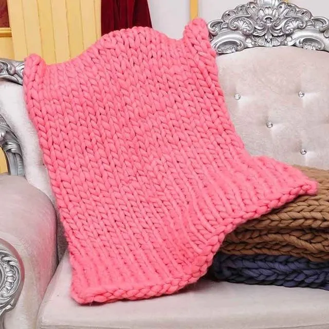 Chunky Knit Blanket