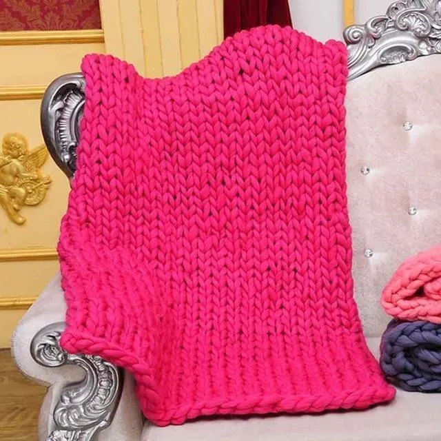 Chunky Knit Blanket