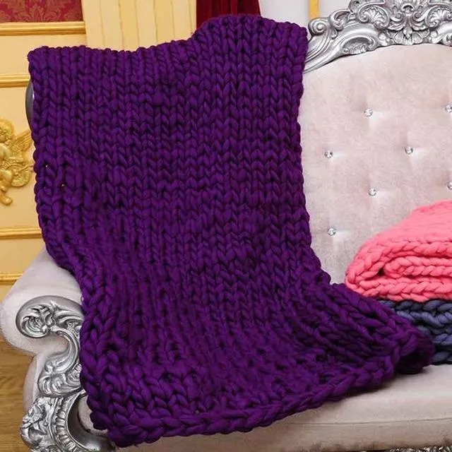 Chunky Knit Blanket