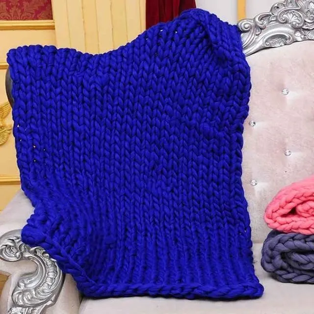 Chunky Knit Blanket