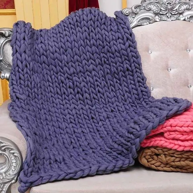 Chunky Knit Blanket