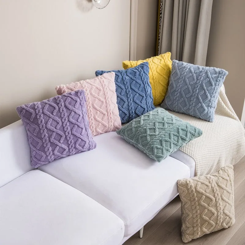 Chunky Knit Style Cushion Cover