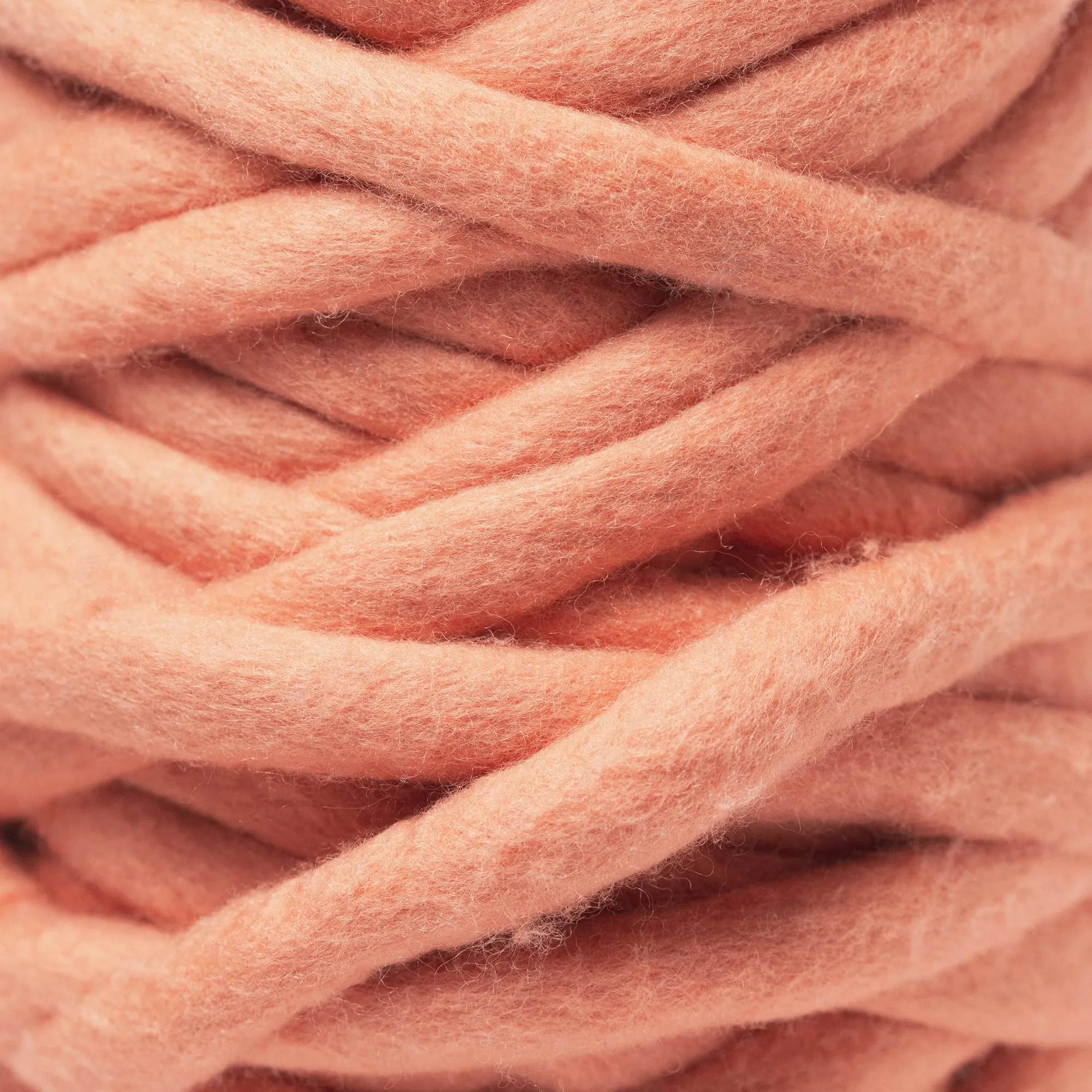 Chunky Merino Yarn | Apricot Coral | 1 ply | LIMITED EDITION