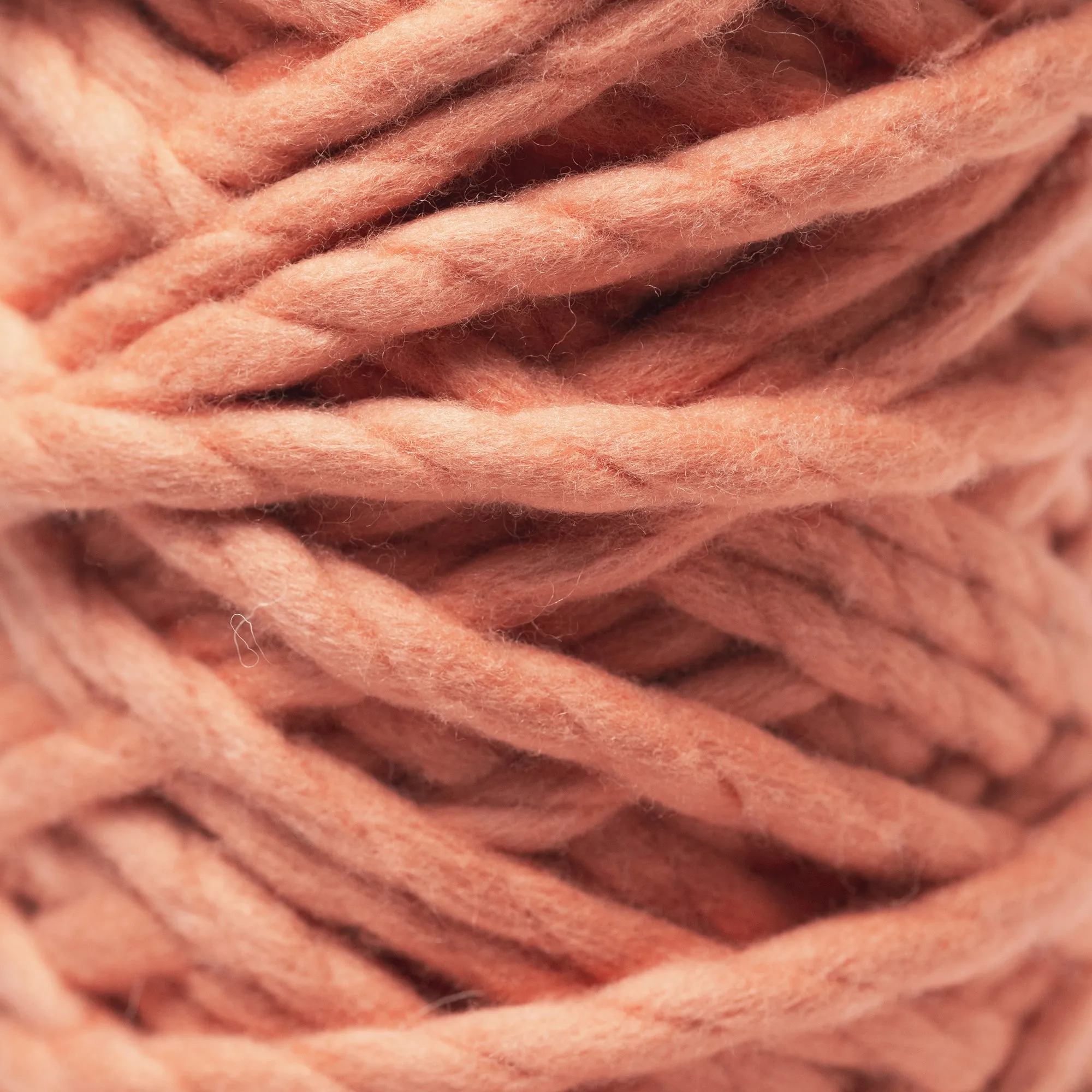 Chunky Merino Yarn | Apricot Coral | 2 ply | LIMITED EDITION