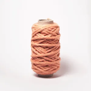 Chunky Merino Yarn | Apricot Coral | 2 ply | LIMITED EDITION