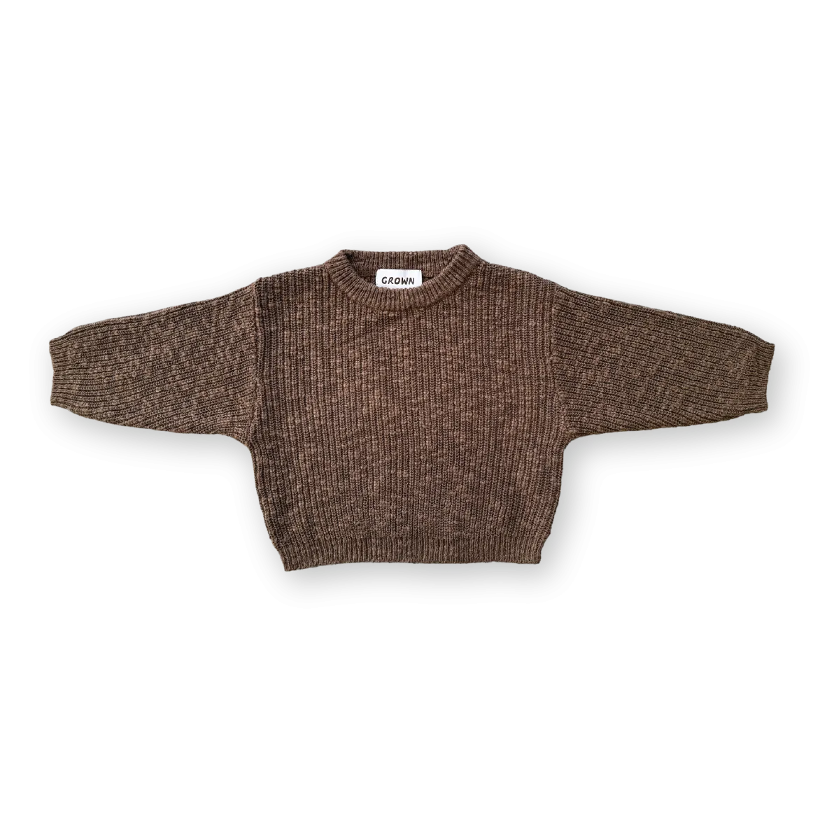 Chunky Rib Knit Pull Over - Cafe