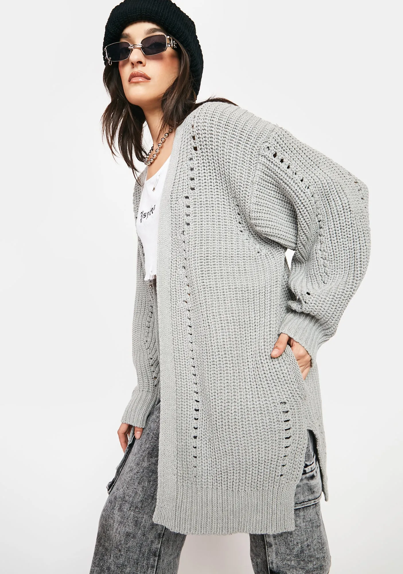 Clouded Sweet Day Knit Cardigan