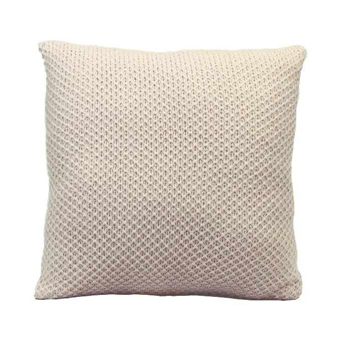 Cream Chunky Knit Cushion (45cm)