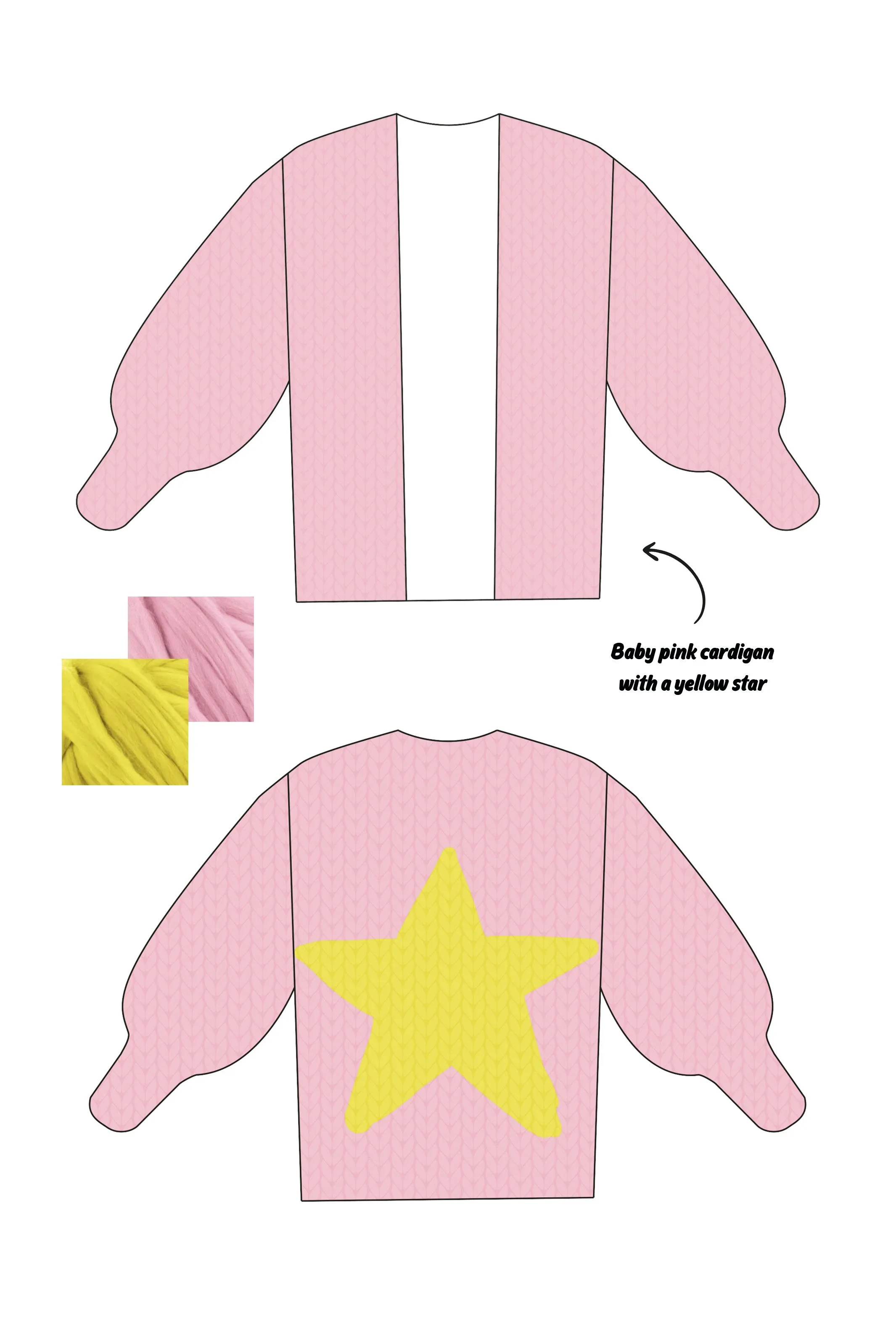 *CUSTOM* Star Colossal Knit Cardigan