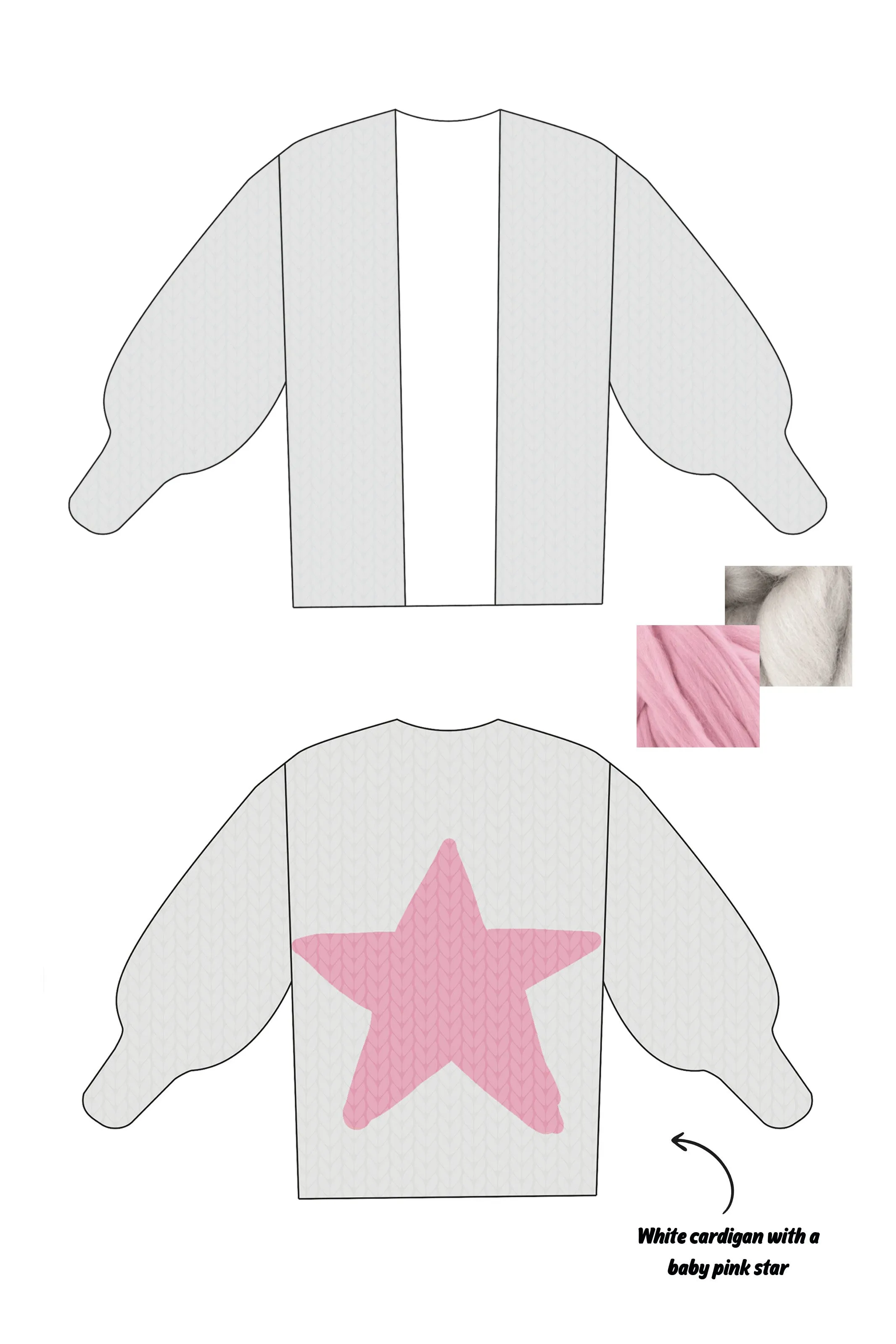 *CUSTOM* Star Colossal Knit Cardigan