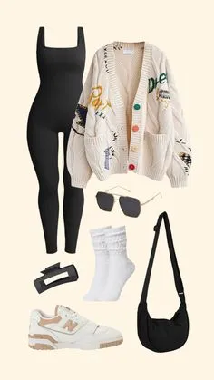 Cute Embroidered Patchwork Oversized College Braided Cardigan