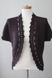 Dark Autumn Espresso Cardigan