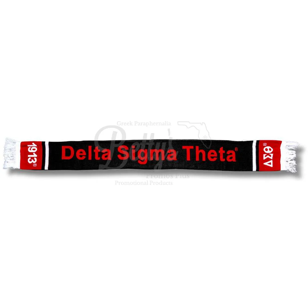 Delta Sigma Theta ΔΣΘ Sorority Knit Scarf