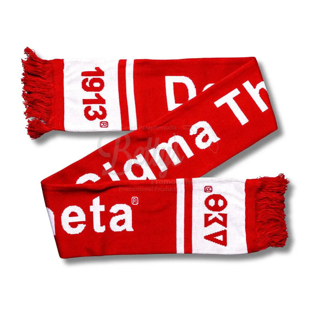 Delta Sigma Theta ΔΣΘ Sorority Knit Scarf