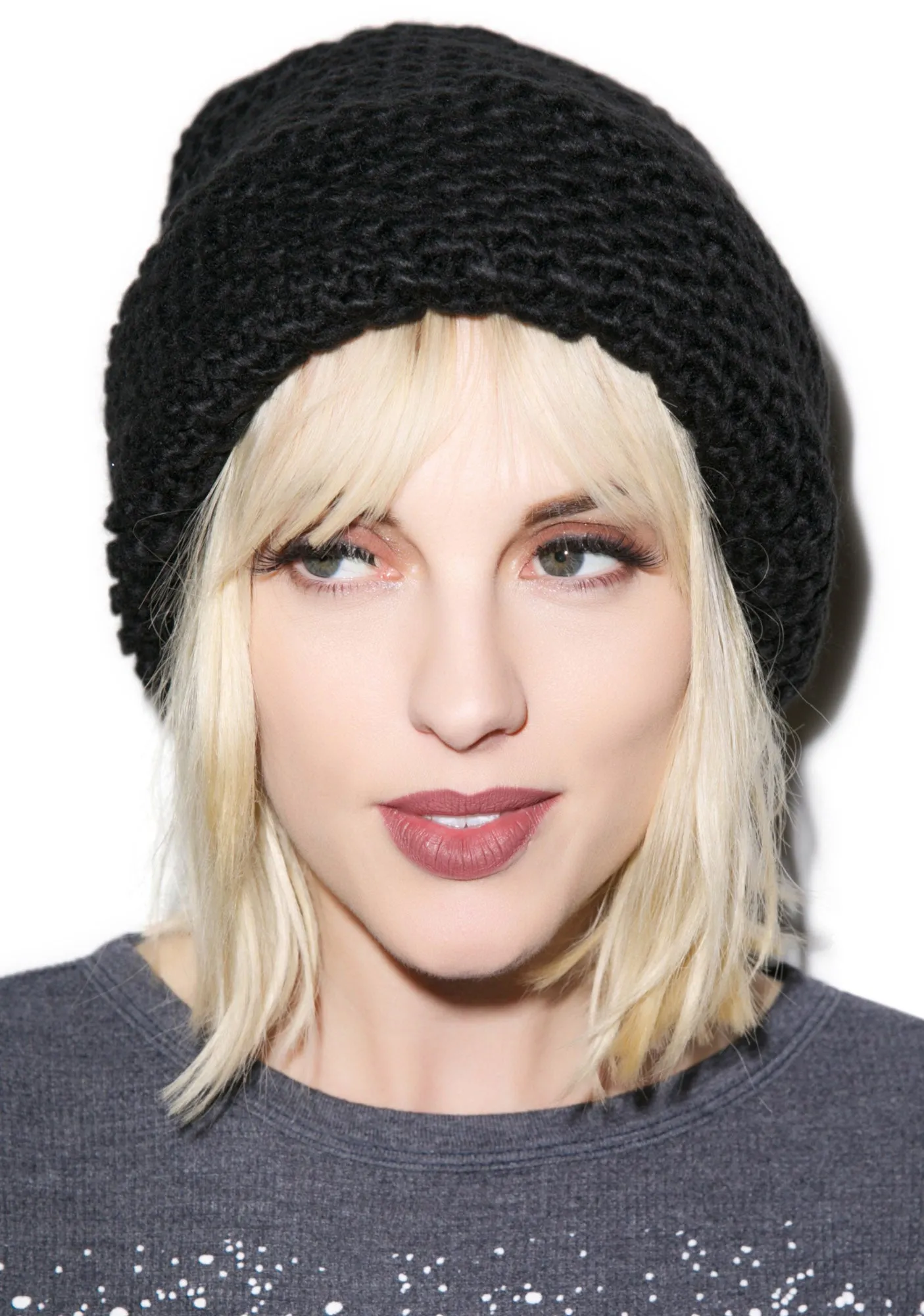 Diagonal Beanie