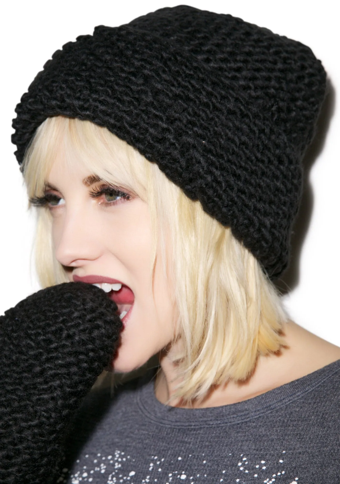 Diagonal Beanie