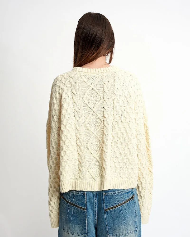 Dimension Cable Knit Cardigan