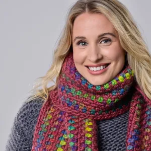 Ellie Scarf Crochet Kit