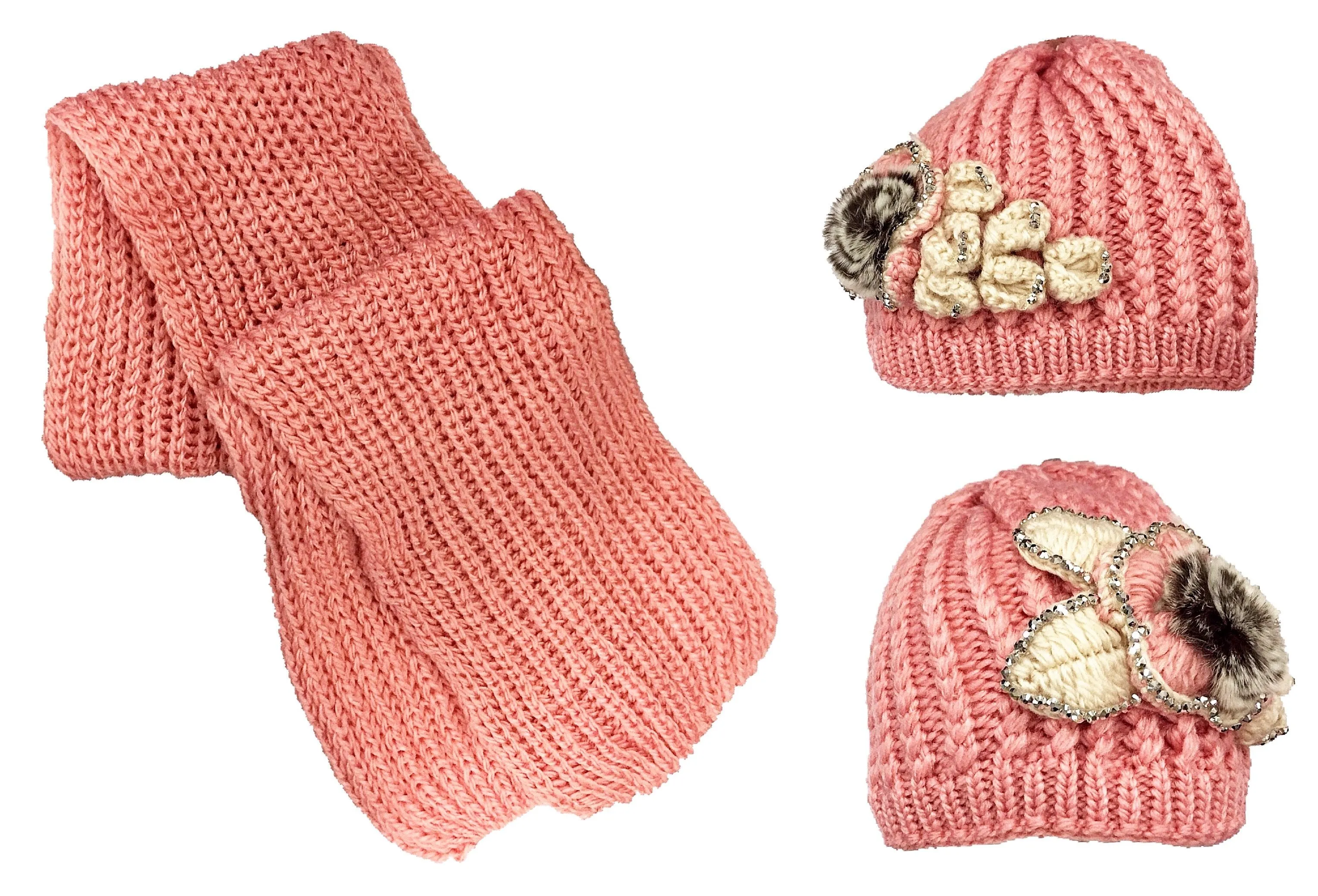 Fleece Beanie   Scarf Set