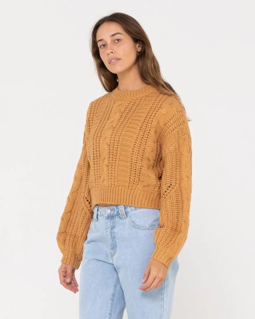 Folktale Crop Chunky Knit