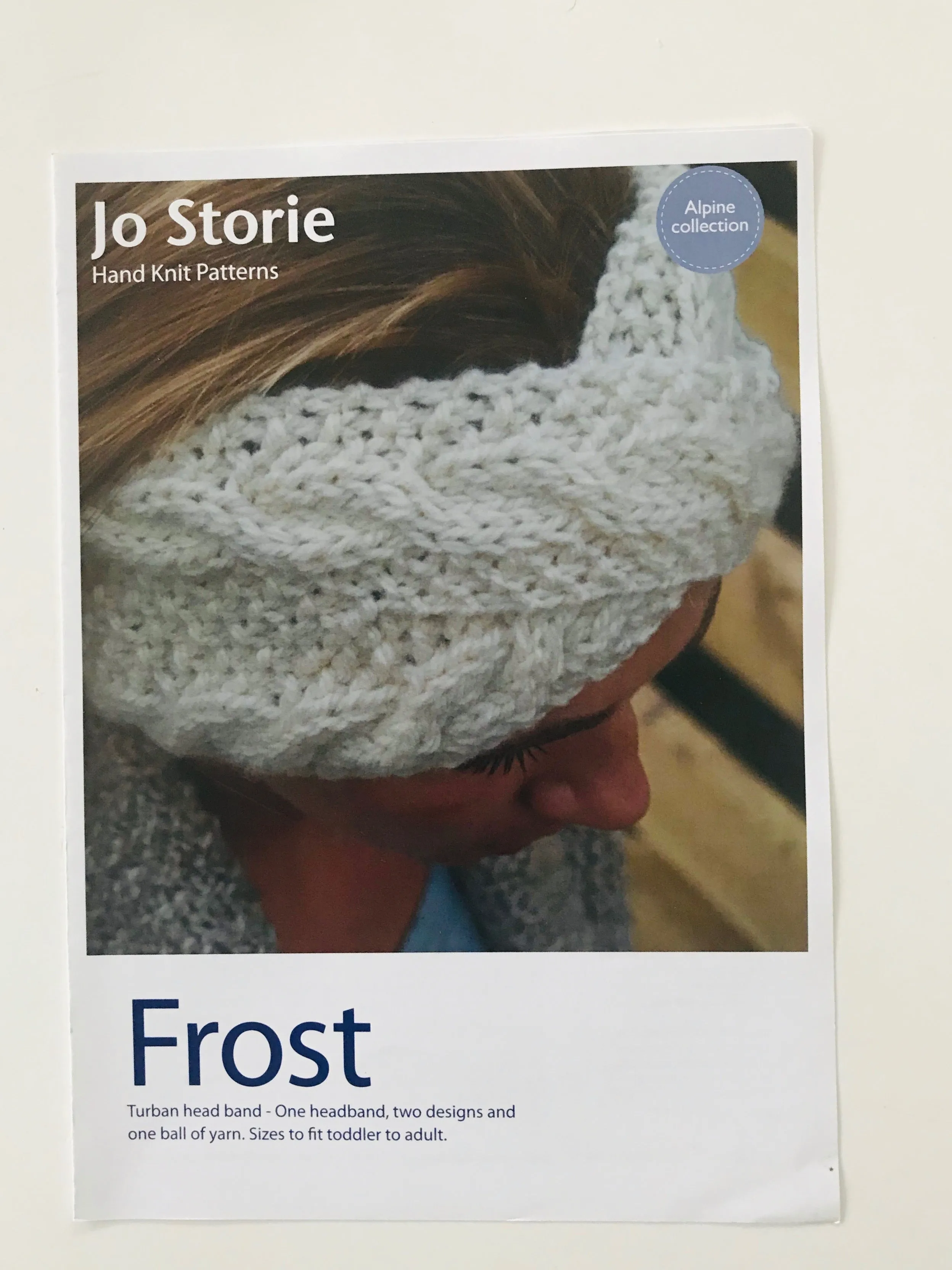 Frost Headband Printed Knitting Pattern