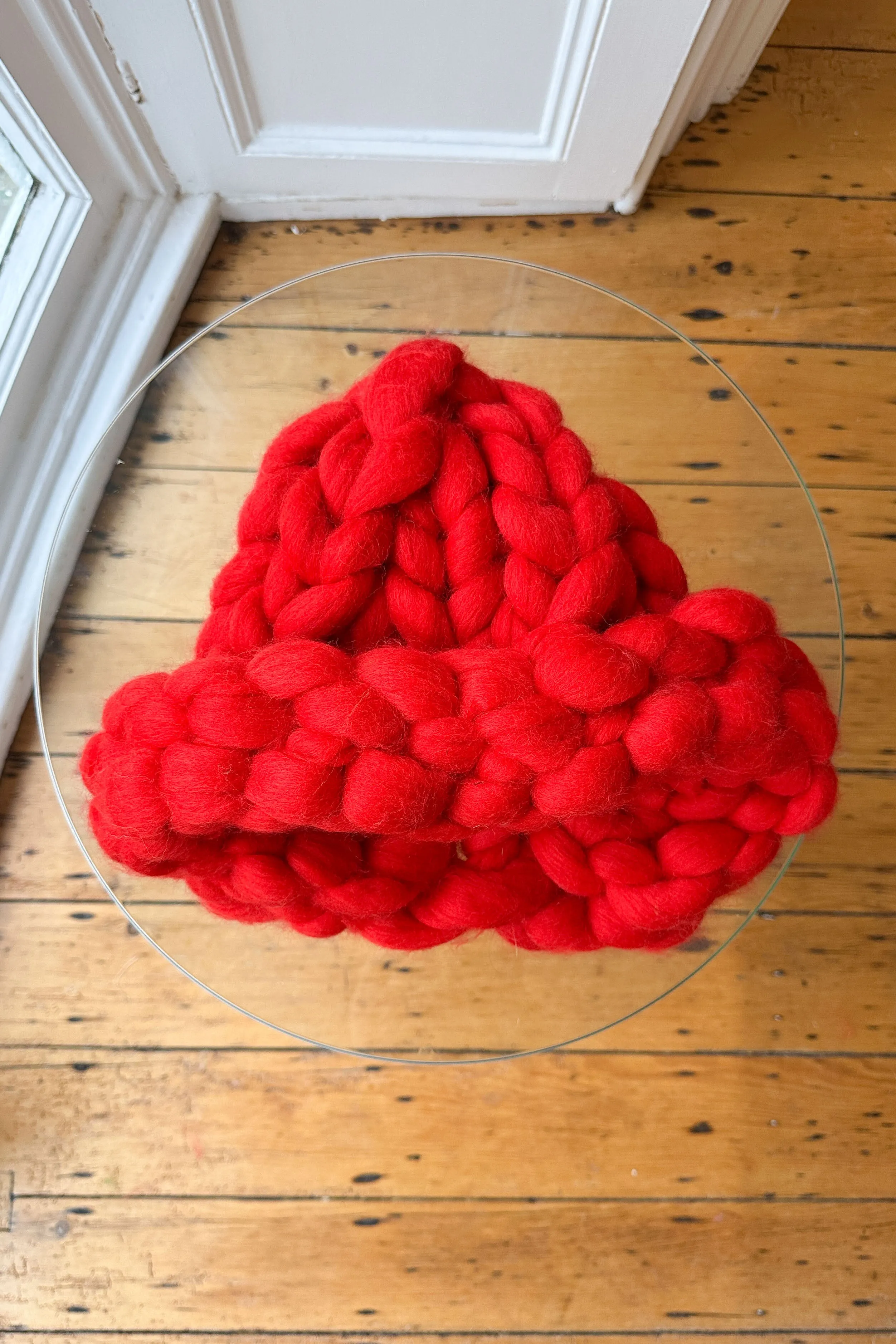 Giant Red Super Colossal Knit Hat (Sample)