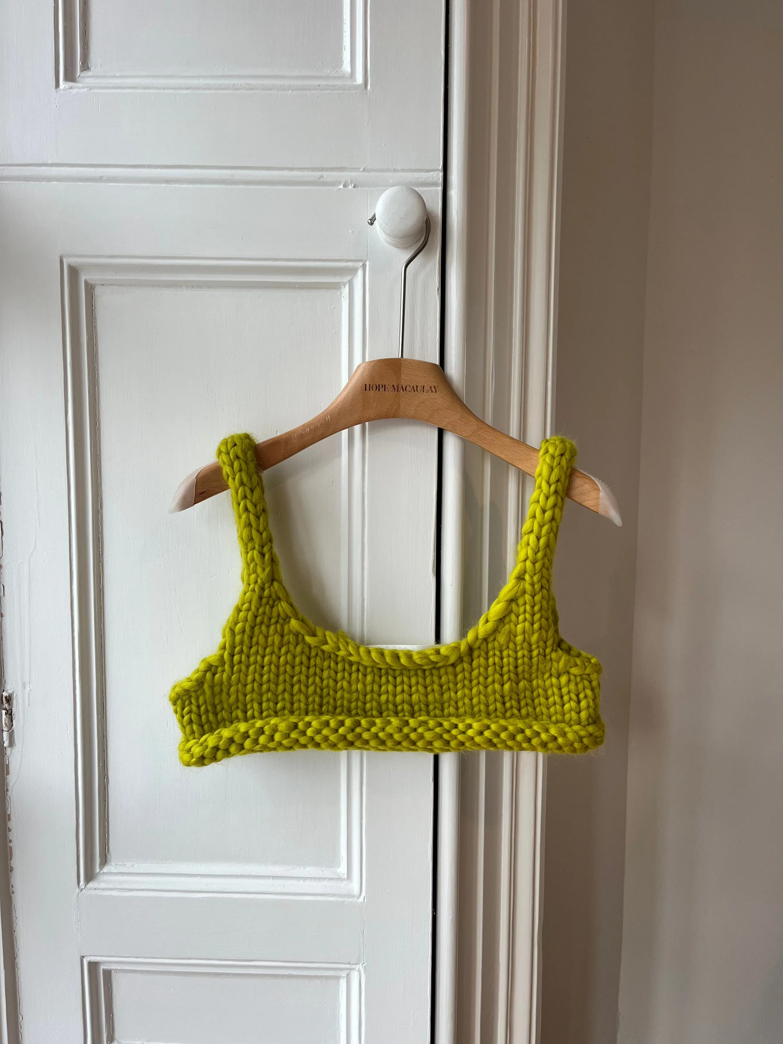 Gooseberry Chunky Knit Bralette XL (Sample)