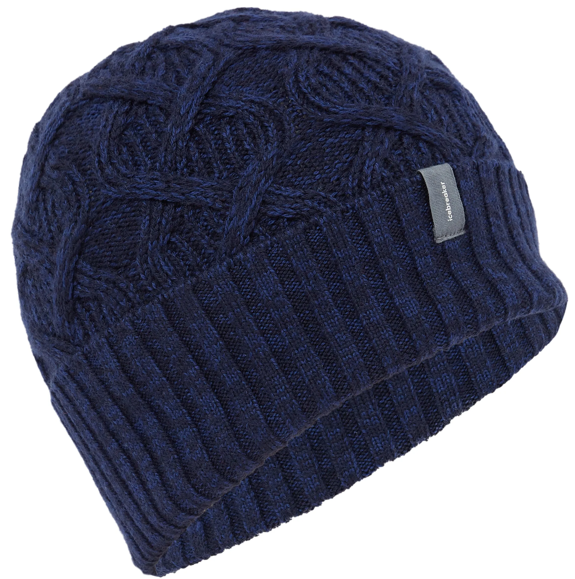 Icebreaker Women's All Day Toque Cable Knit Cuff Merino Wool Beanie {IC-0A573J01}