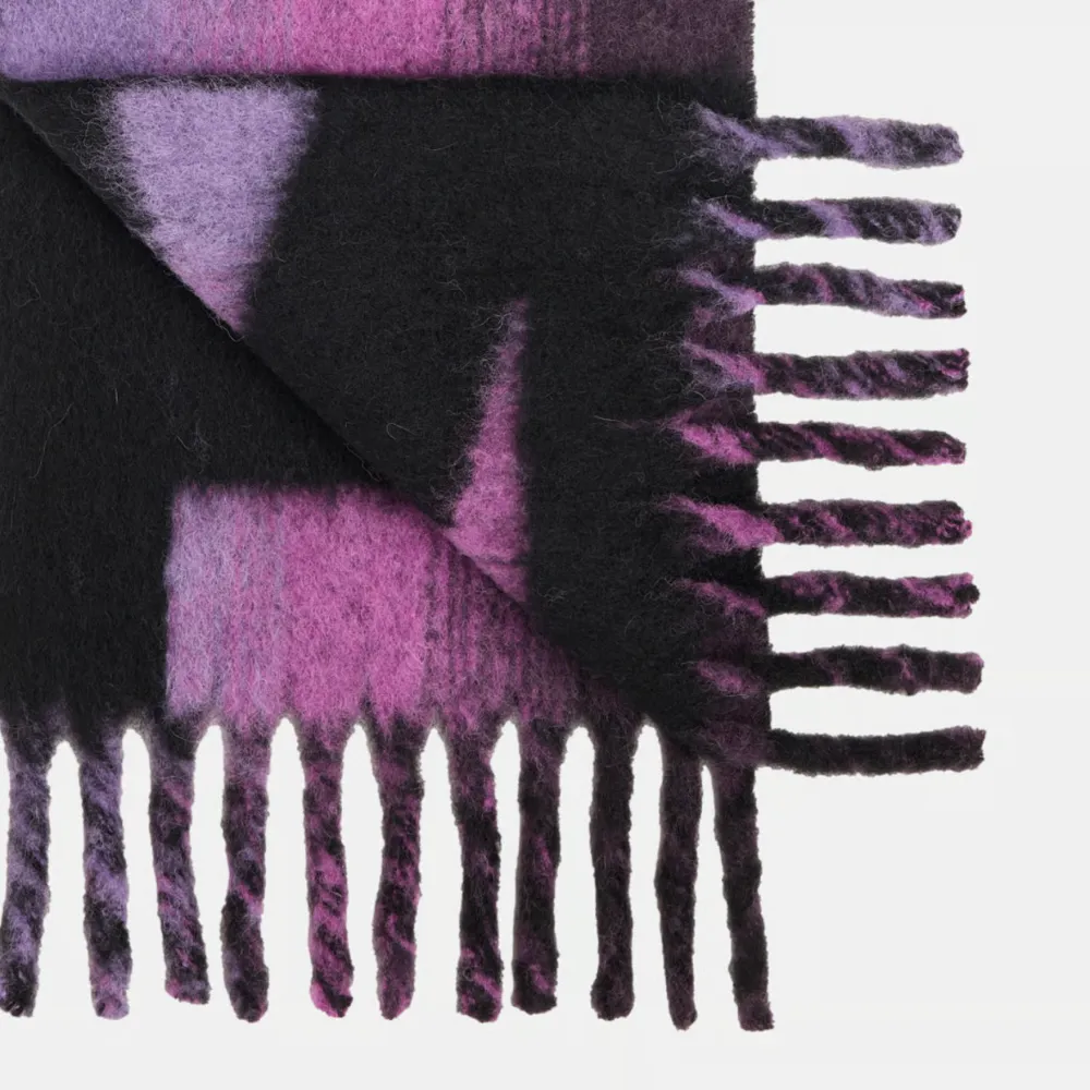 Isabel Marant Loliana Scarf - Purple/Black