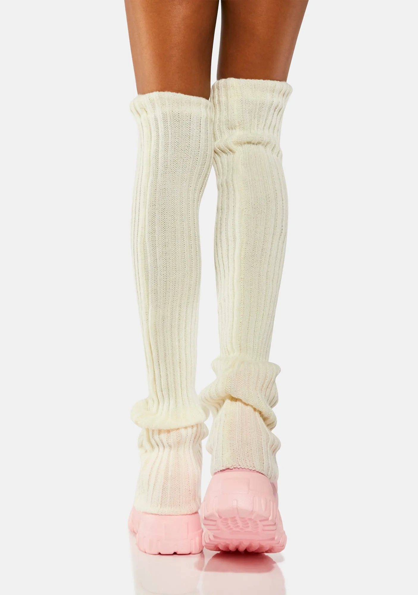 Ivory Pure Bliss Butterfly Leg Warmers