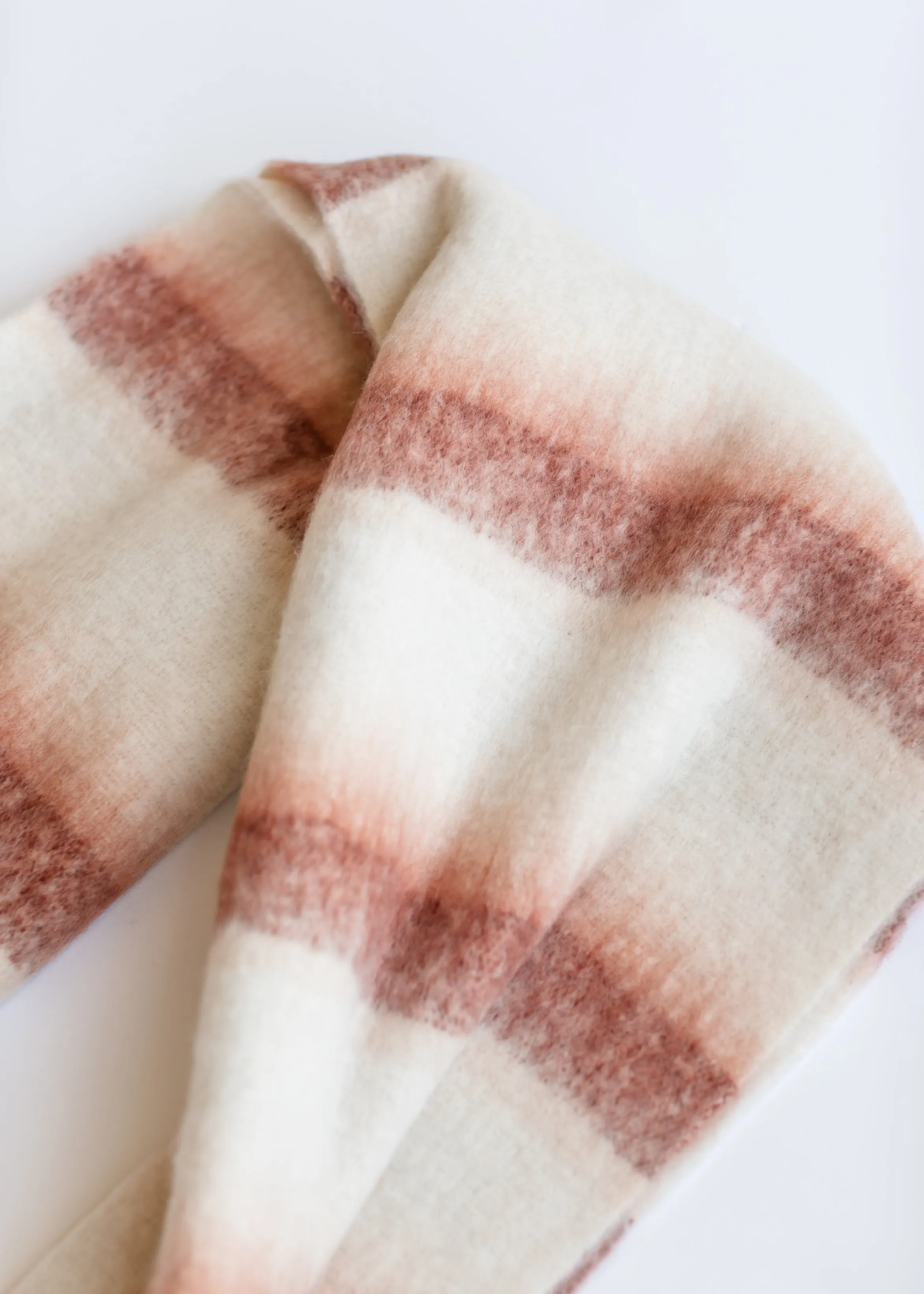 Ivory Striped Chunky Scarf - FINAL SALE