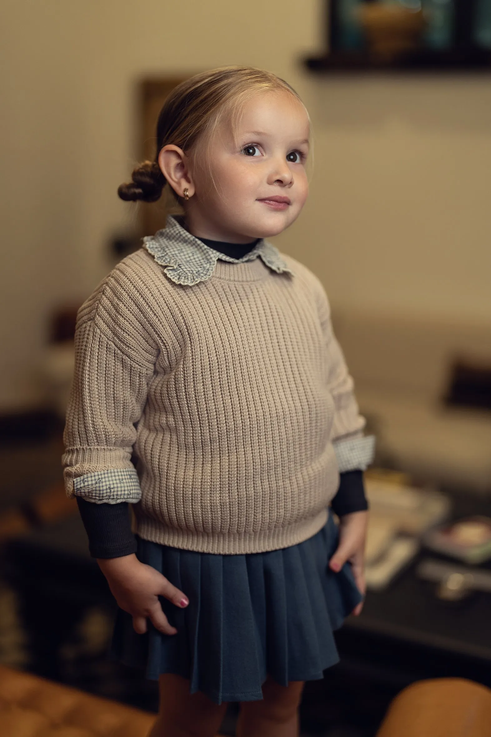 Kids Chunky Knit Sweater (kids-kcl)